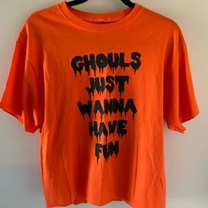 Halloween orange shirt